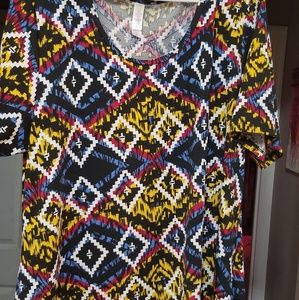 2xl lularoe aztec perfect tee